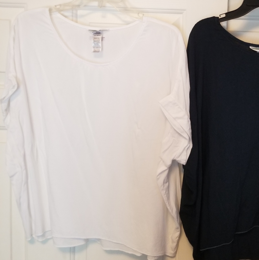 HARD TAIL white Scoop Boxy Tee